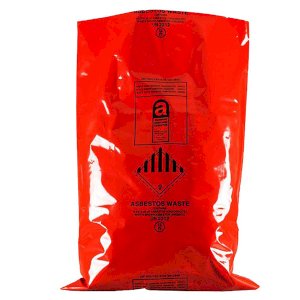 Red 600mm X 900mm Asbestos Removal Sack or Bag with 50 Qty