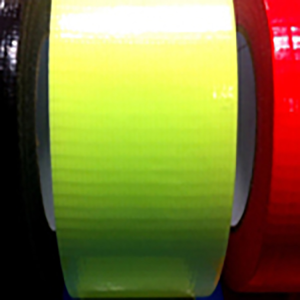 Yellow Hi Vis Fluorescent Adhesive Cloth Tape 