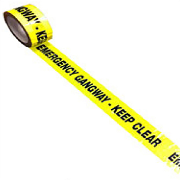 Exhibition Emergency Keep Clear Gangway Tape - Peel able Adhesive for Floor Marking