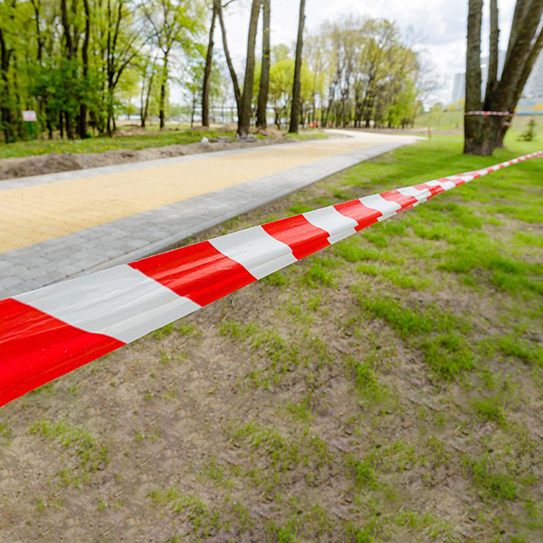 Non-Adhesive Polyethylene Barrier Tape for Road Works, Construction and Hazard Areas