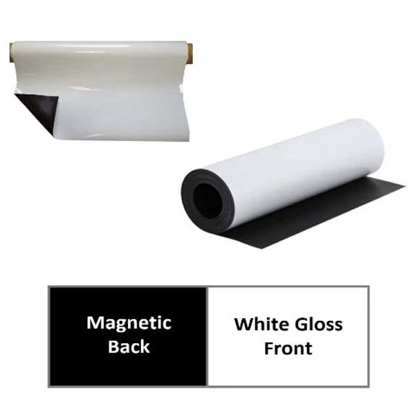 Self Adhesive Flexible Magnetic Sheets Roll - 1m x 1m